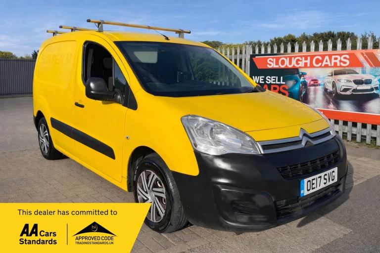2017 Citroen Berlingo 1.6 BlueHDi 625Kg LX 75ps PANEL VAN Diesel Manual