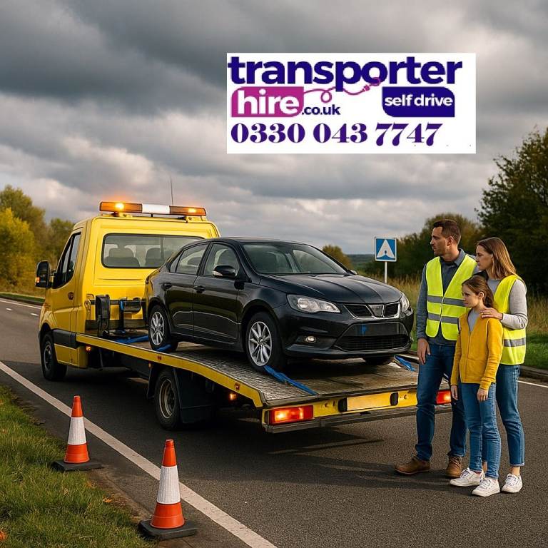 3.5T Car Transporter Hire – Wigan / Bolton / Preston – Self Drive - Insurance Included