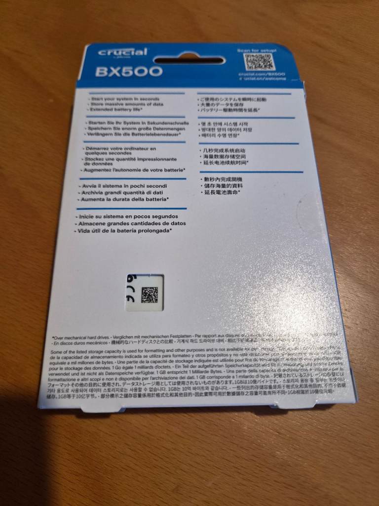 Crucial BX500 2TB 2.5" SATA III Internal SSD | Brand New Sealed |