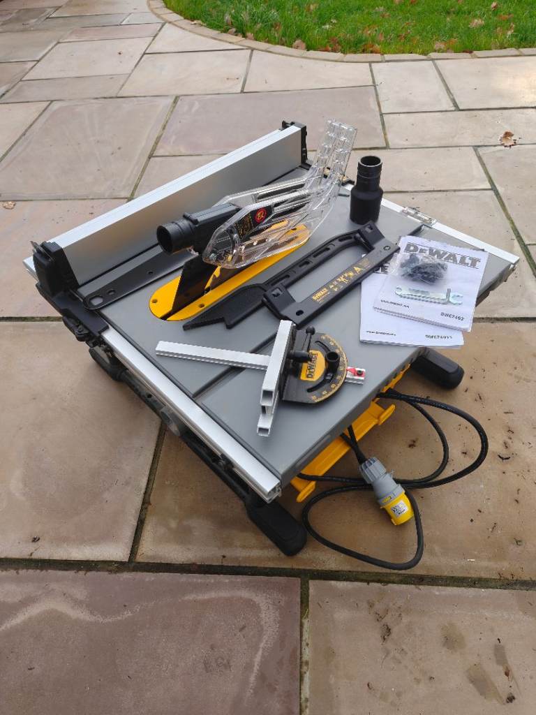 image for DeWalt 7492 110v Table Saw and extras