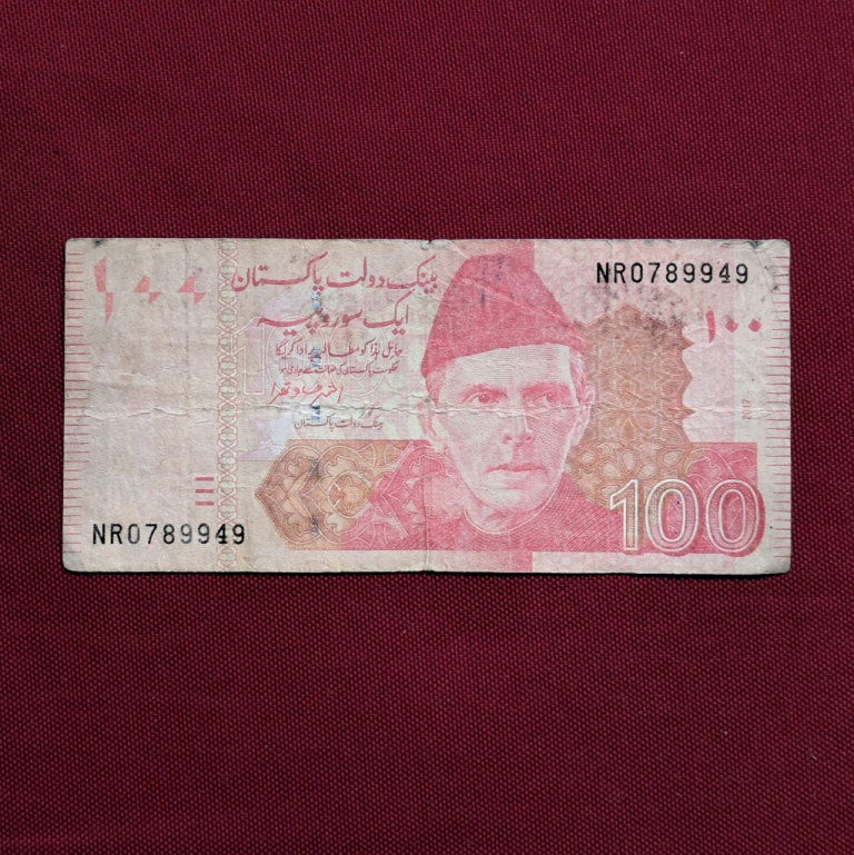 R100 ONE HUNDRED Rupees Banknote - Pakistan (see other adverts for coins)