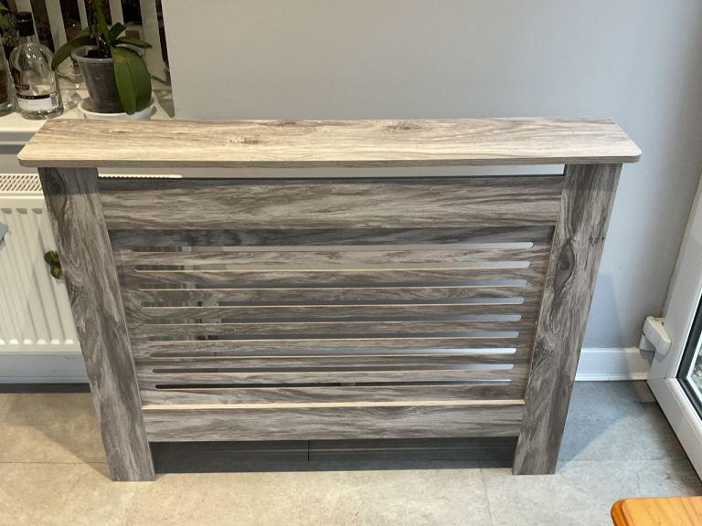 Grey radiator cover