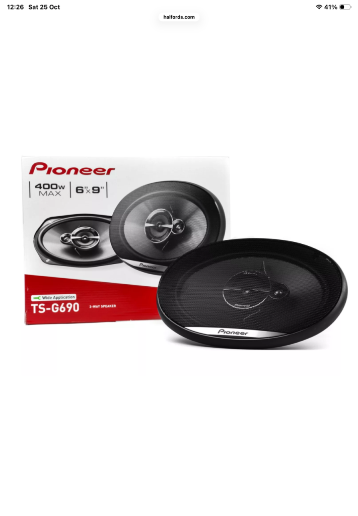 Pioneer 6x9 speakers (new)