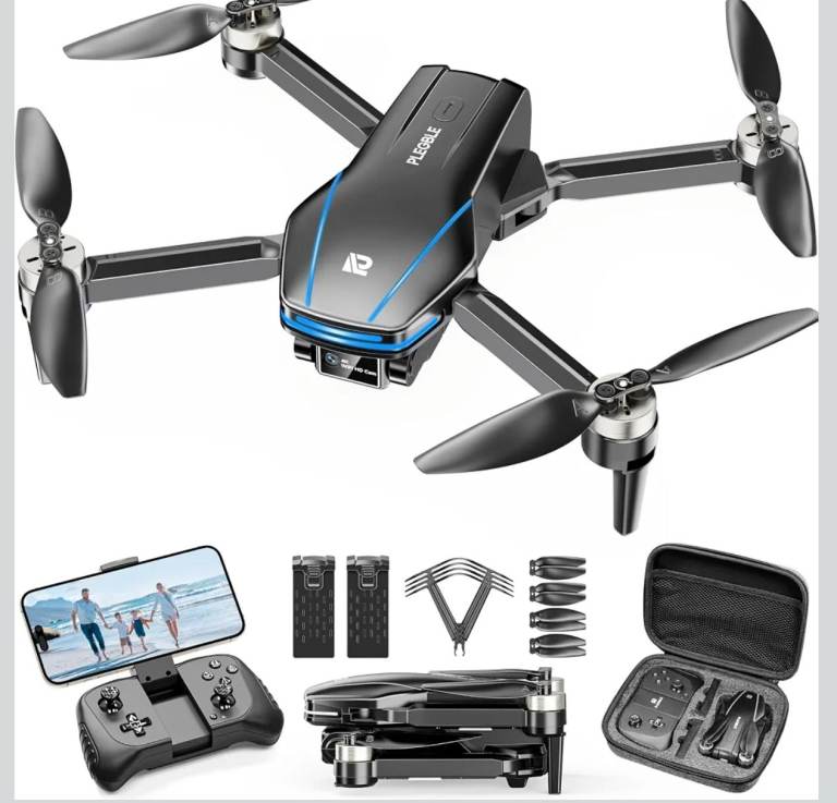 Drones with 4K Camera Professional for Kids/Adults, Brushless Mini Drone with WiFi Camera