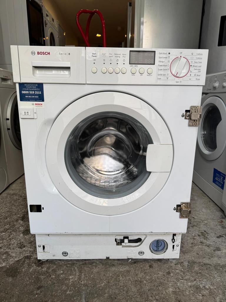 Bosch 8 kg 1400 rpm Digital Integrated Washing Machine With Free Delivery 🚚