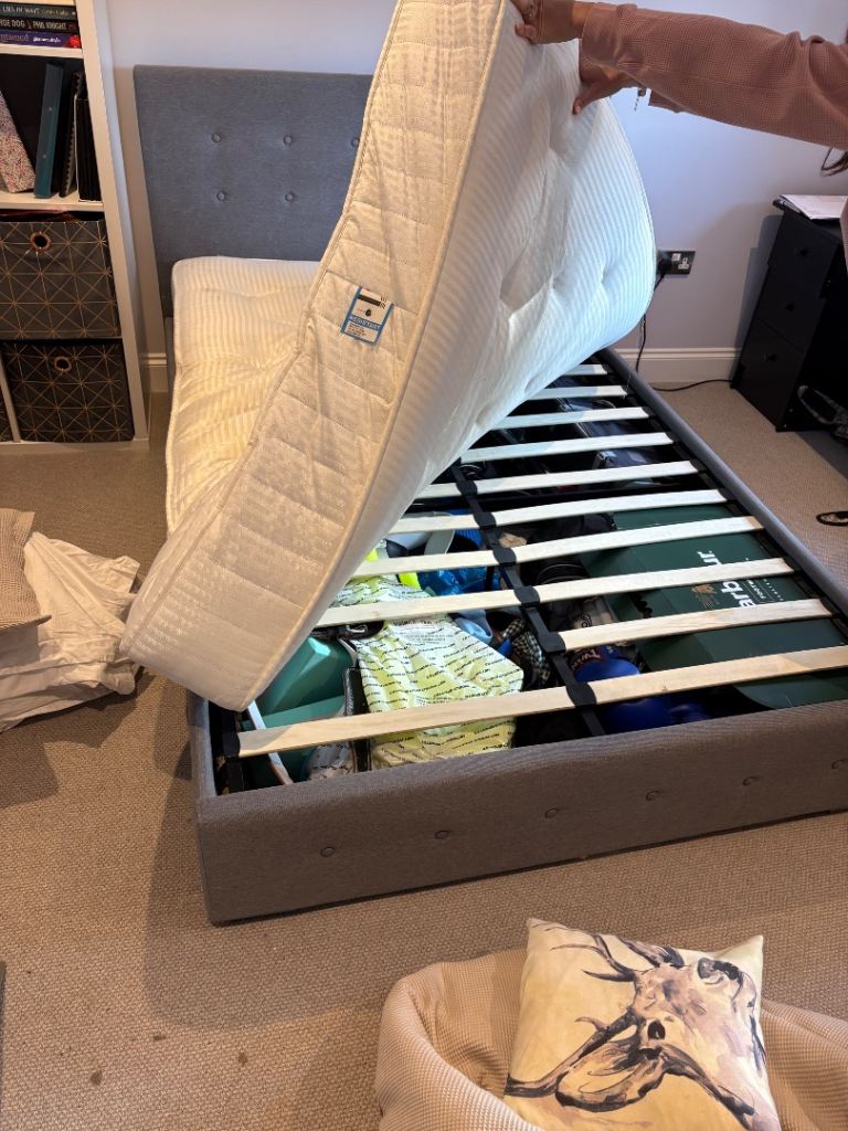 Double bed with mattress pick up only must take bed and mattress in good condition