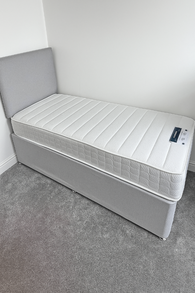 image for Space-Saving Divan Bed with Storage for Single, Small Double, Double, King Sizes