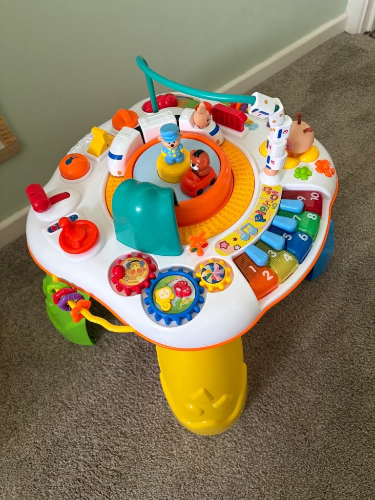 Big Steps Musical Learning Railway Activity Table