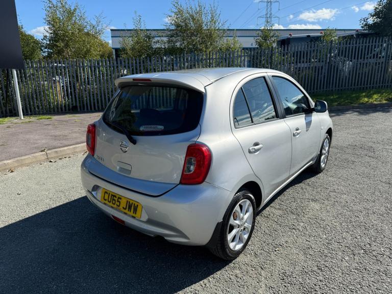 2015 65 REG NISSAN MICRA ACENTA 1.2 5 DOOR PETROL HATCHBACK MANUAL SILVER EURO 6