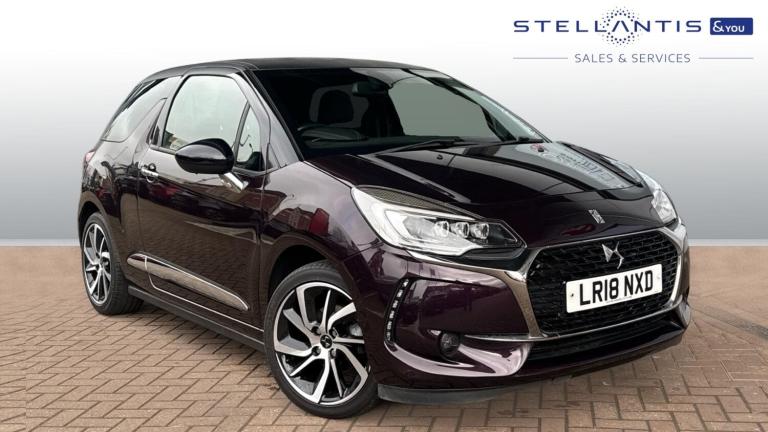 2018 DS Automobiles DS 3 1.2 PureTech Black Lezard Hatchback 3dr Petrol Manual Euro 6 (s/s) (110 ...