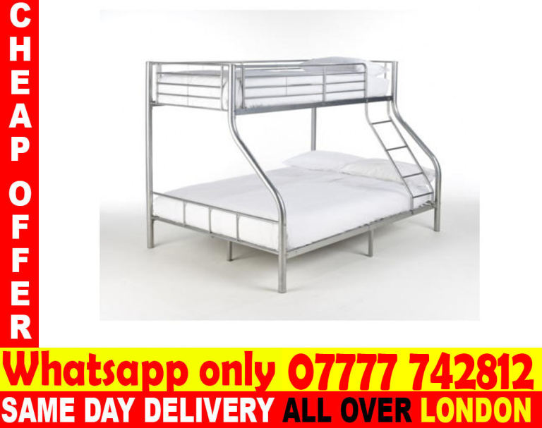 image for -FREE DELIVERY-BUNK BED AND MATTRESS SINGLE OR DOUBLE (ygdgs