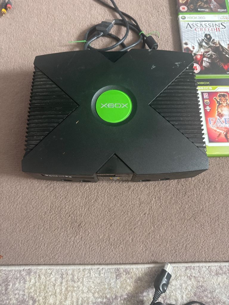 Original Microsoft Xbox Console Bundle - Fully Tested & Working + 10 Games (Inc. Conker!)