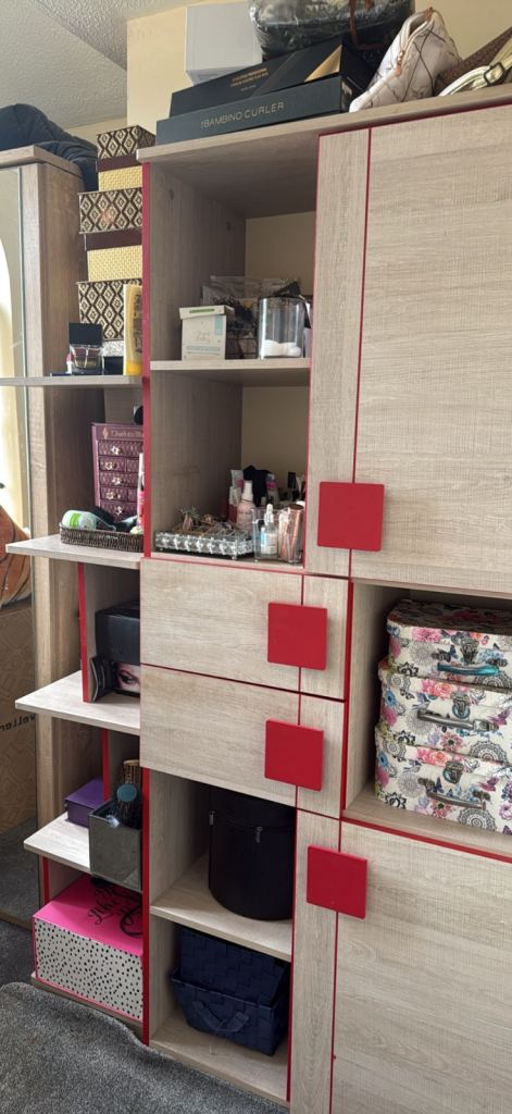 Light oak wardrobe set 