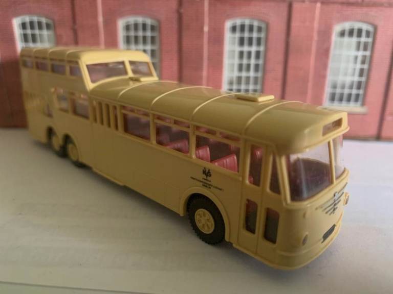 SCALE MODEL BUS Imported German MERCEDES Halbdoppeldecker