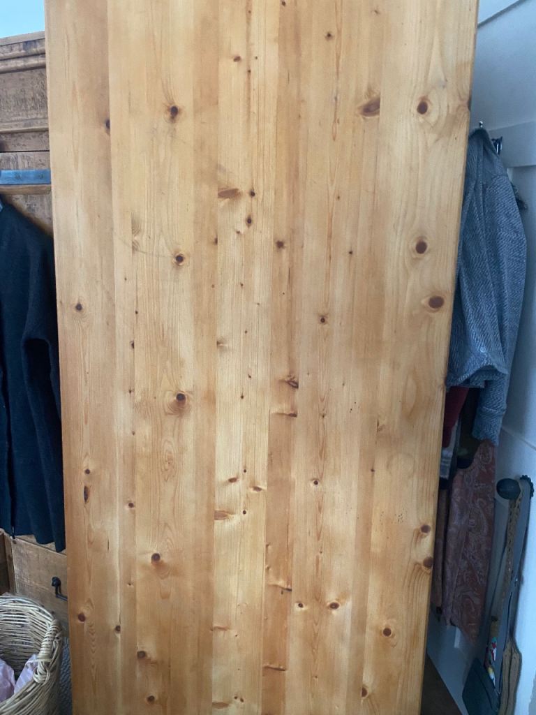 Large pine dining table