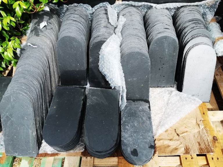 New Bullnose Welsh Chatsworth Slate Round Edged Slate Tile RRP £8