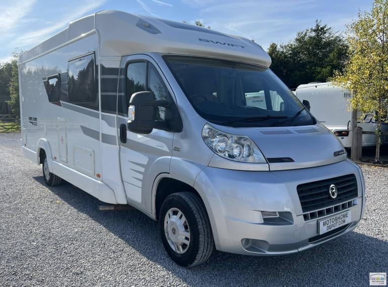 Swift Bolero 682FB, 2014, rear fixed bed coachbuilt motorhome