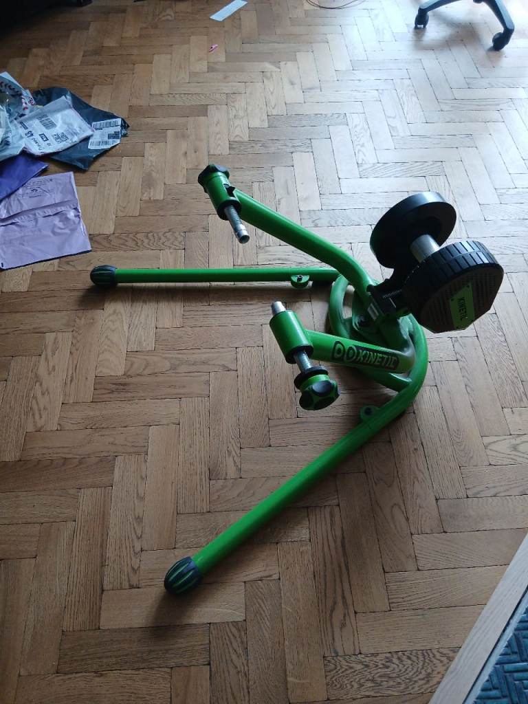 Kinetic Green Bicycle Roller Trainer - Good Condition