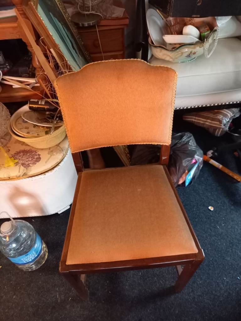 X4 vintage dining chairs 
