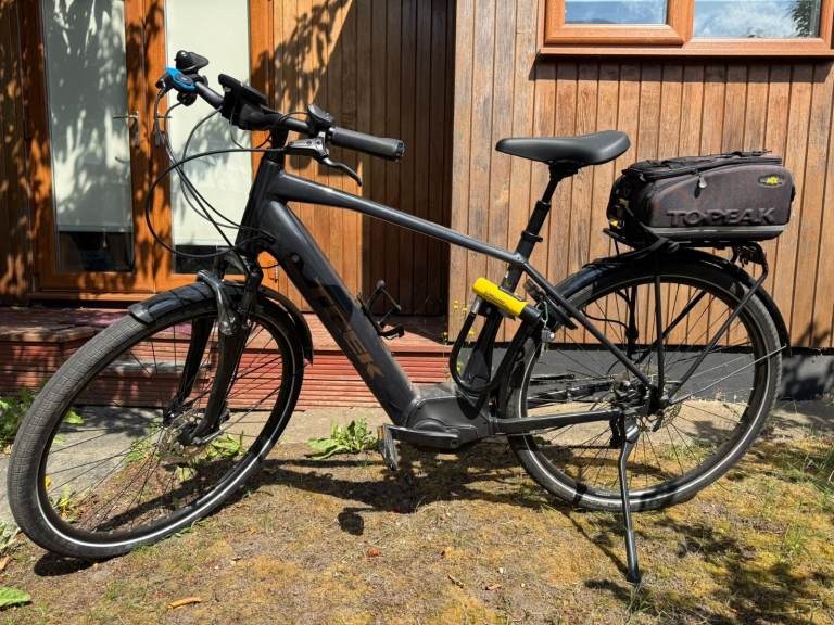 Used Trek Verve+ 4 electric bike 500wh- Grey , Great Condition