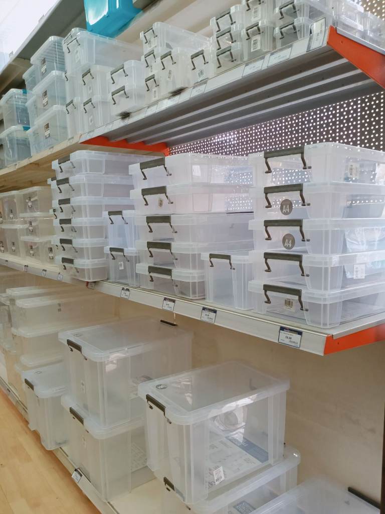 New Plastic Containers / Storage Boxes / Stackable Storage Box in stock