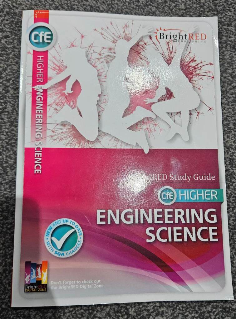 BrightRED Higher Engineering Science Study Guide – Excellent Condition