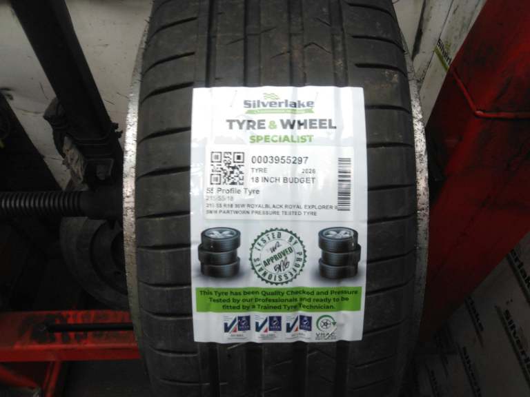 215 55 R18 99w Royalblack Royal Explorer Ii 5mm Partworn Pressure Tested Tyre
