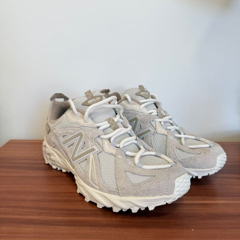 New Balance ML610TML Trainers – Beige, Size 6 UK, Good Condition