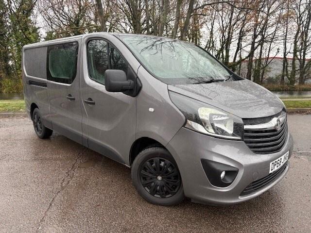 2018 Vauxhall Vivaro 2900 1.6CDTI BiTurbo 125PS Sportive L2H1 6 SEATS D/Cab PANEL VAN Diesel Manual