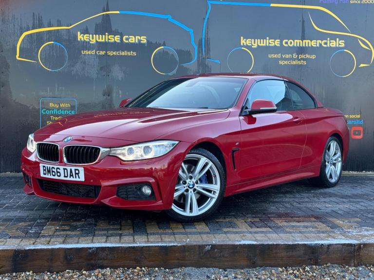 2016 BMW 4 Series 420d [190] M Sport 2dr Auto [Professional Media] CONVERTIBLE DIESEL Automatic