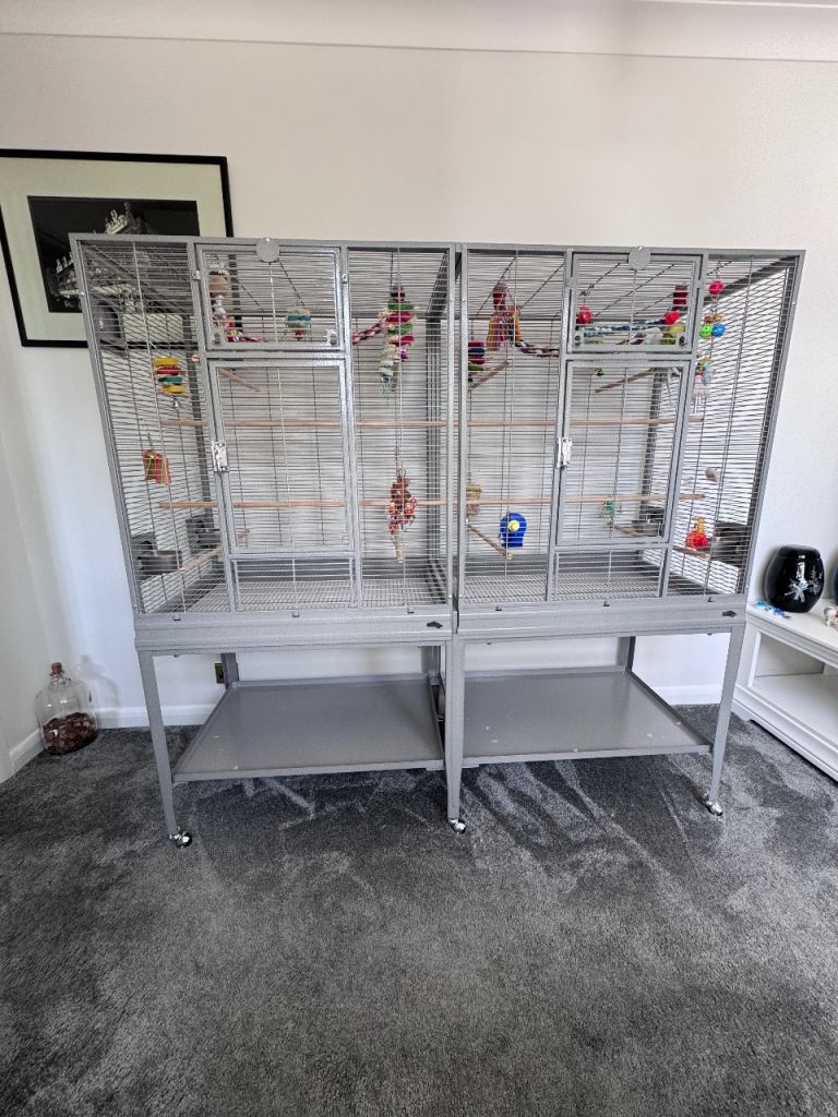 Stunning Montana Madeira Double Flight Bird Cage 