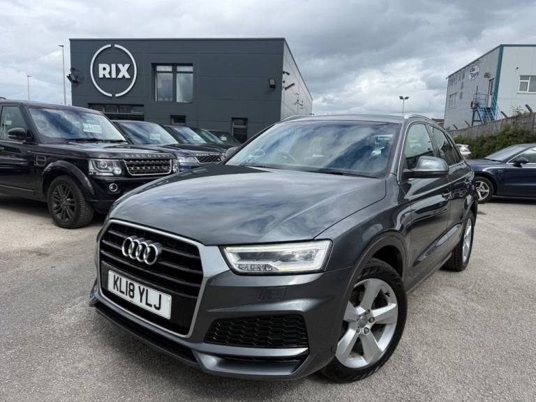 2018 Audi Q3 2.0 TDI S line Edition SUV 5dr Diesel Manual Euro 6-2 OWNER CAR HALF LEATHE ESTATE D...
