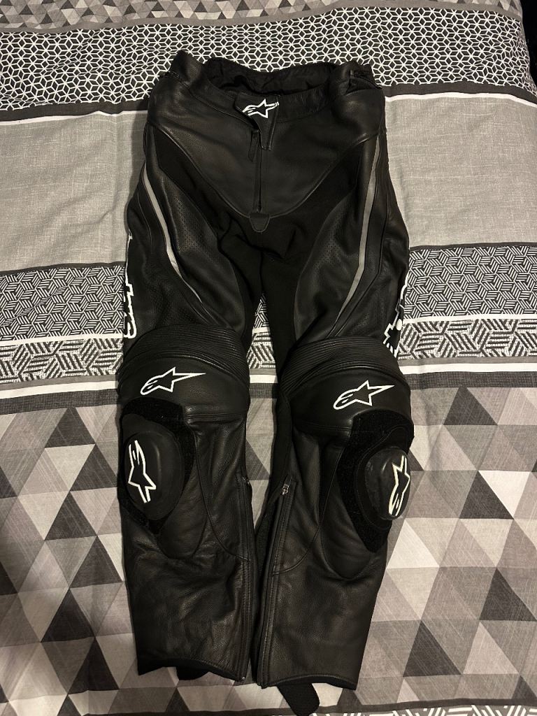 Alpinestars Leather Track Pants EUR 56/USA 40/ UK 2XL