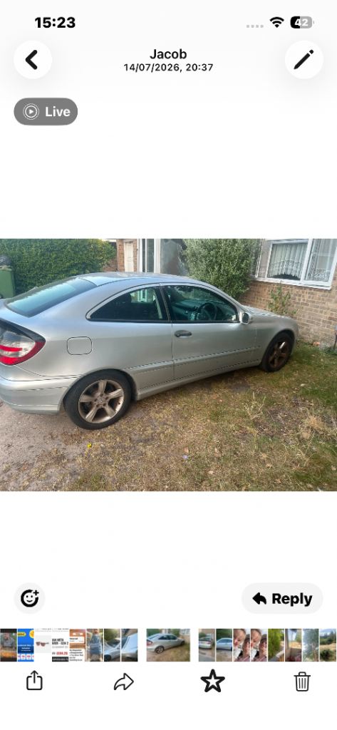 Mercedes-Benz, C CLASS, Coupe, 2005, Semi-Auto, 1796 (cc), 3 doors