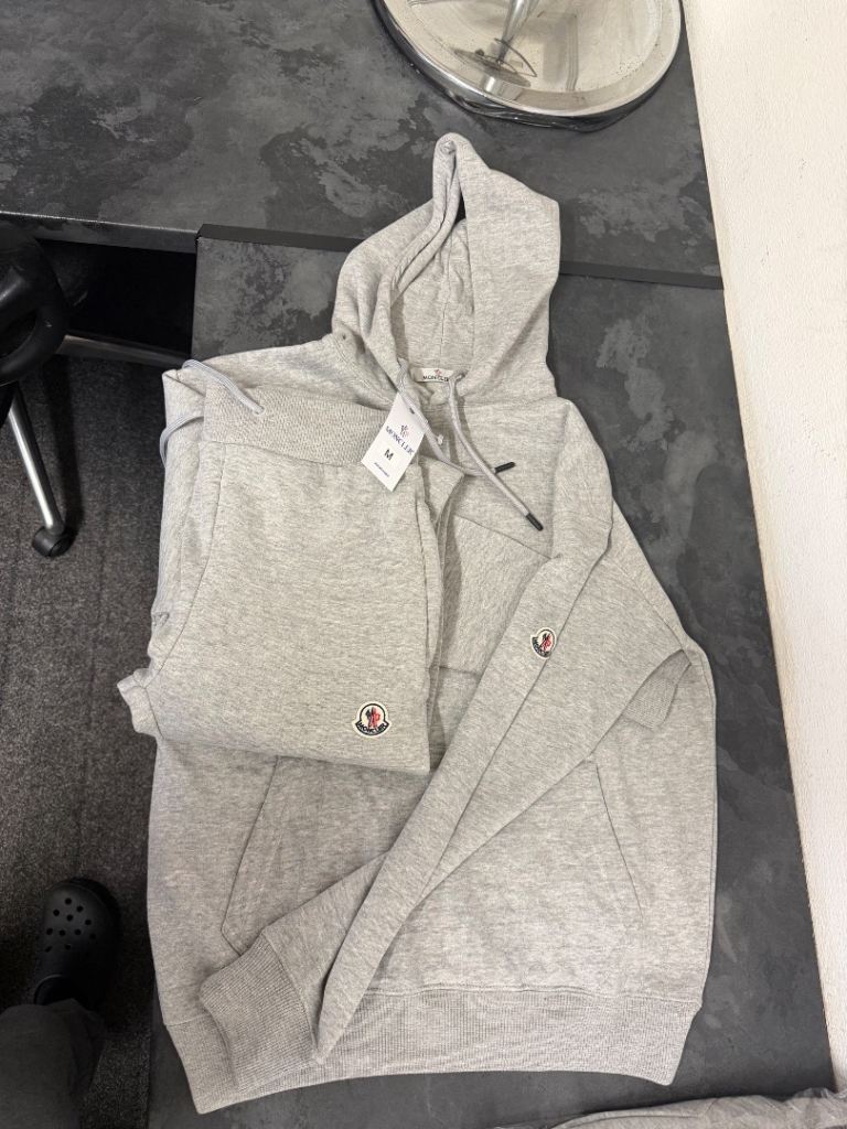 Moncler Grey Tracksuit Set