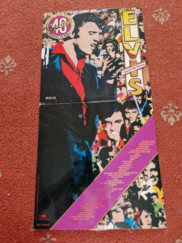 Elvis presley greatest 40 original tracks pink vinyl 