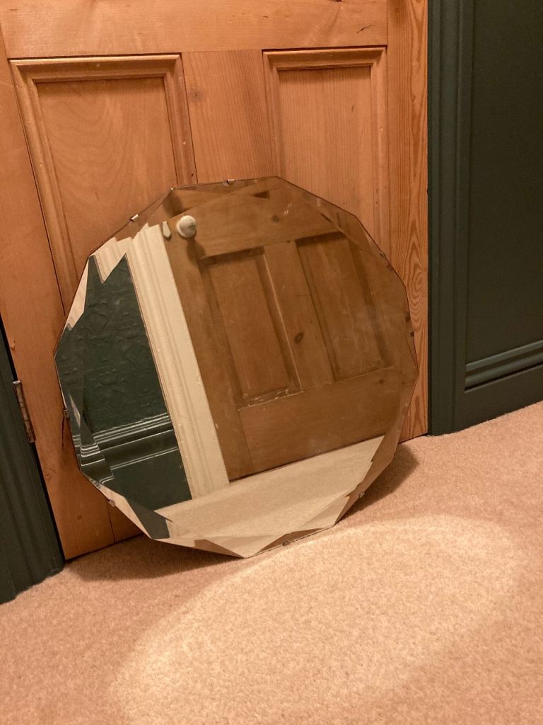 image for Vintage bevel edged mirror