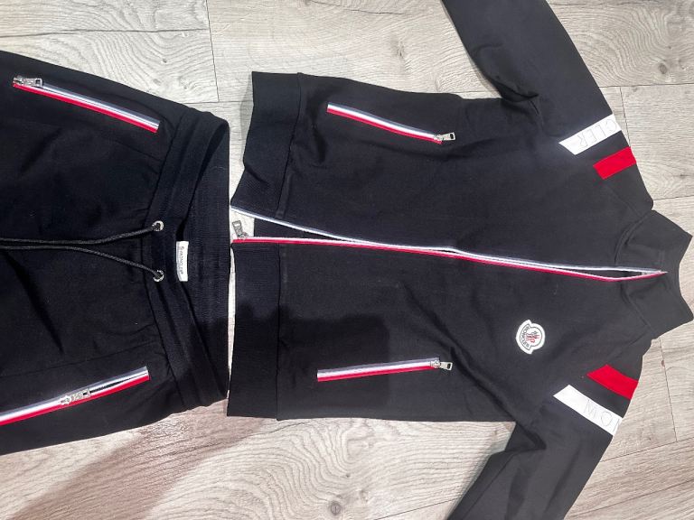 Men’s Tracksuit Set Size S – Black Red White – Excellent Condition