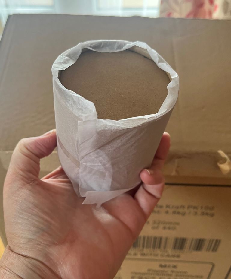 NEW 83 x Brown Kraft Cardboard Round Packaging Boxes with Lids (7.3cm ...