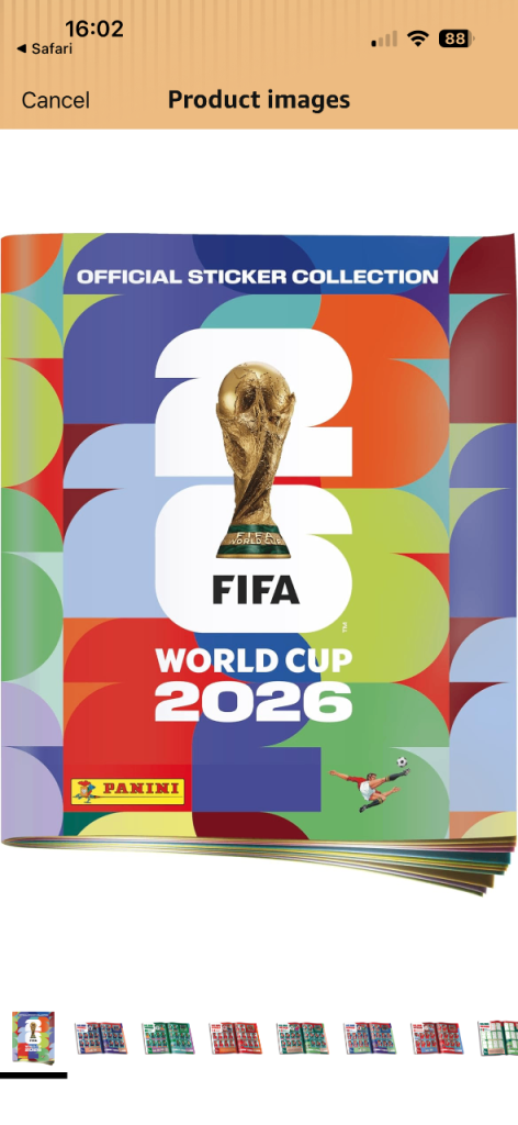 Panini FIFA World Cup 2026 Sticker Collection Album - New