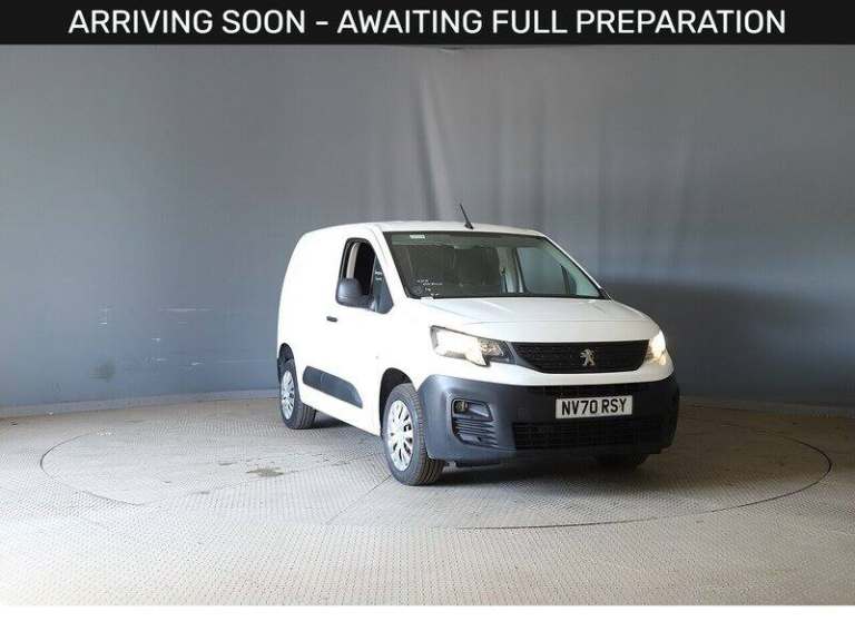 2021 Peugeot Partner 1.5BlueHDi 1000 PROFESSIONAL STD SWB 100PS Small Van Diesel Manual