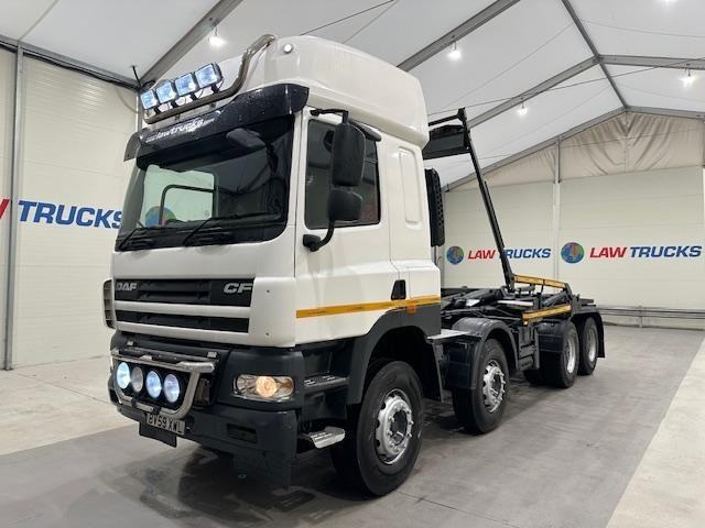 DAF CF85 460 8x4 Space Cab Hookloader Drawbar
