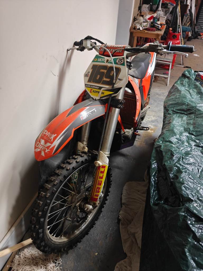 2012 ktm 350 exc-f motorbike crosser