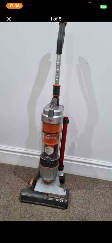 Vax air stretch Hoover used read description 