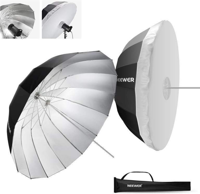 NEEWER 130cm Parabolic Reflective Umbrella