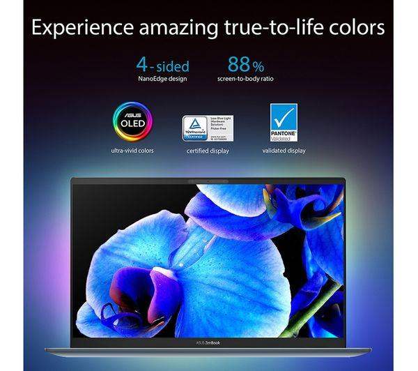 ASUS - Zenbook Flip UX363EA 13.3" 2 in 1 Laptop - Intel® Core™ i7, 1 TB SSD, Grey