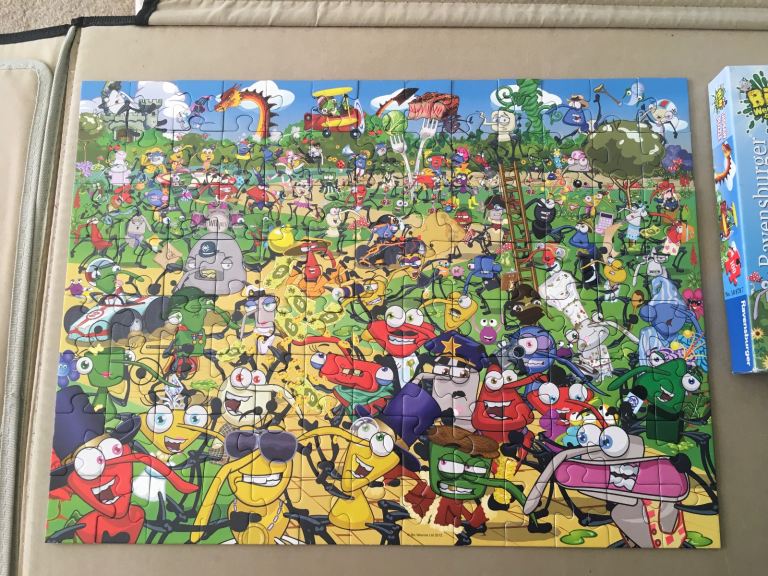 100 piece Ravensburger jigsaw puzzle. Bin Weevils