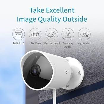 YI Outdoor Camera IP App based - mains powered 