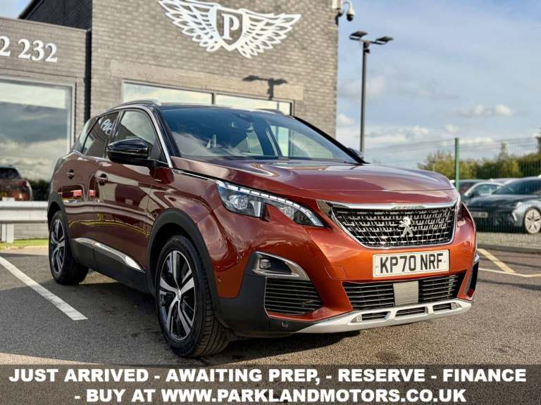 2020 Peugeot 3008 1.5 3008 GT Line Blue HDi S/S 5dr SUV Diesel Manual