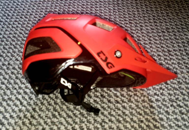 FREE TSG bike helmet. Red